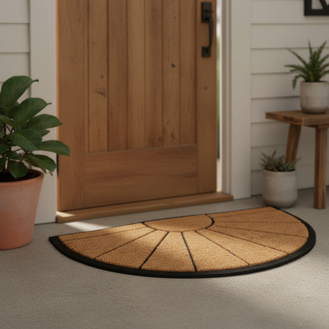 Zerbino semicircolare Coco Door Mat all'ingresso