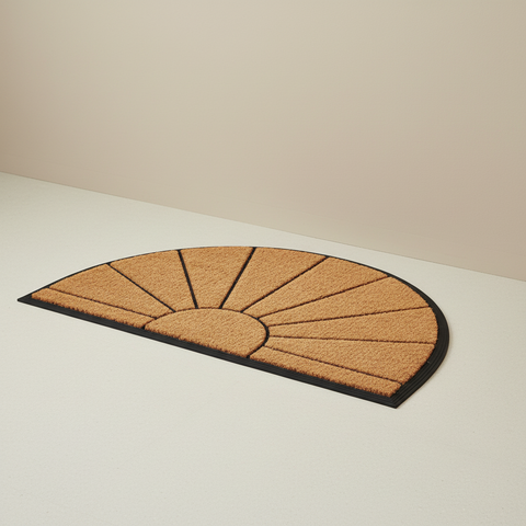 Zerbino semicircolare su pavimento