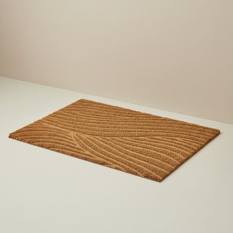 Zerbino su sfondo beige identico