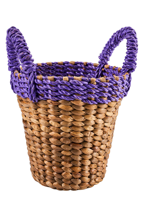 Spring - Purple Border Basket