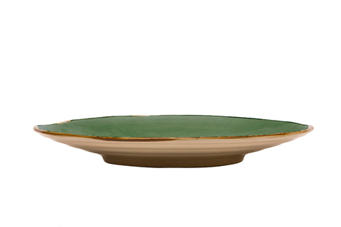 Mediterraneo - Green Stoneware Dinner Plate