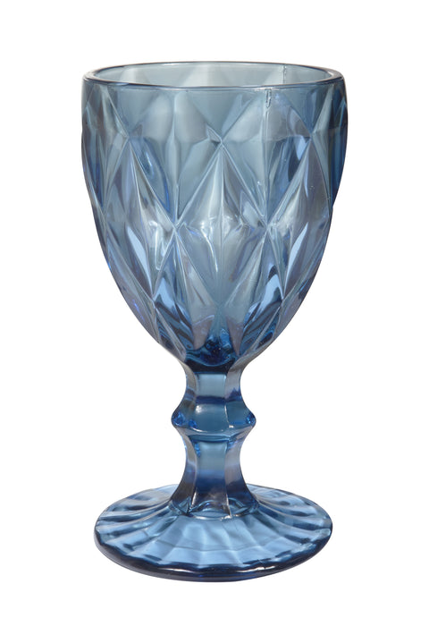 Louis - Blue Glass Wine Glass
