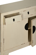 Novita home_Fuji - credenza 3 cassetti 2 sportelli in legno bianco_2