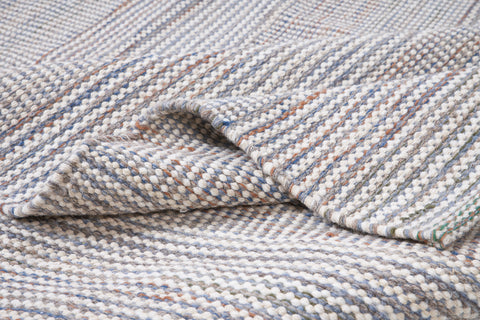 Novita home_Disegual - tappeto melange' lana e cotone toni beige/arancione_2