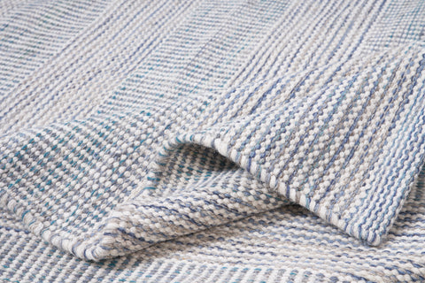 Novita home_Disegual - tappeto melange' lana e cotone toni beige/blue_2