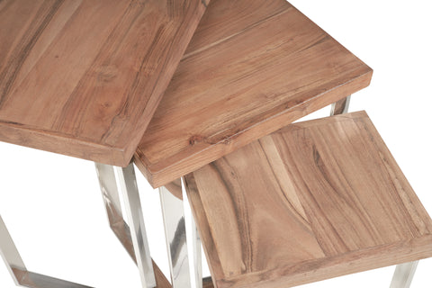 Novita home_Tavolino basso in legno e metallo - set 1/3_3