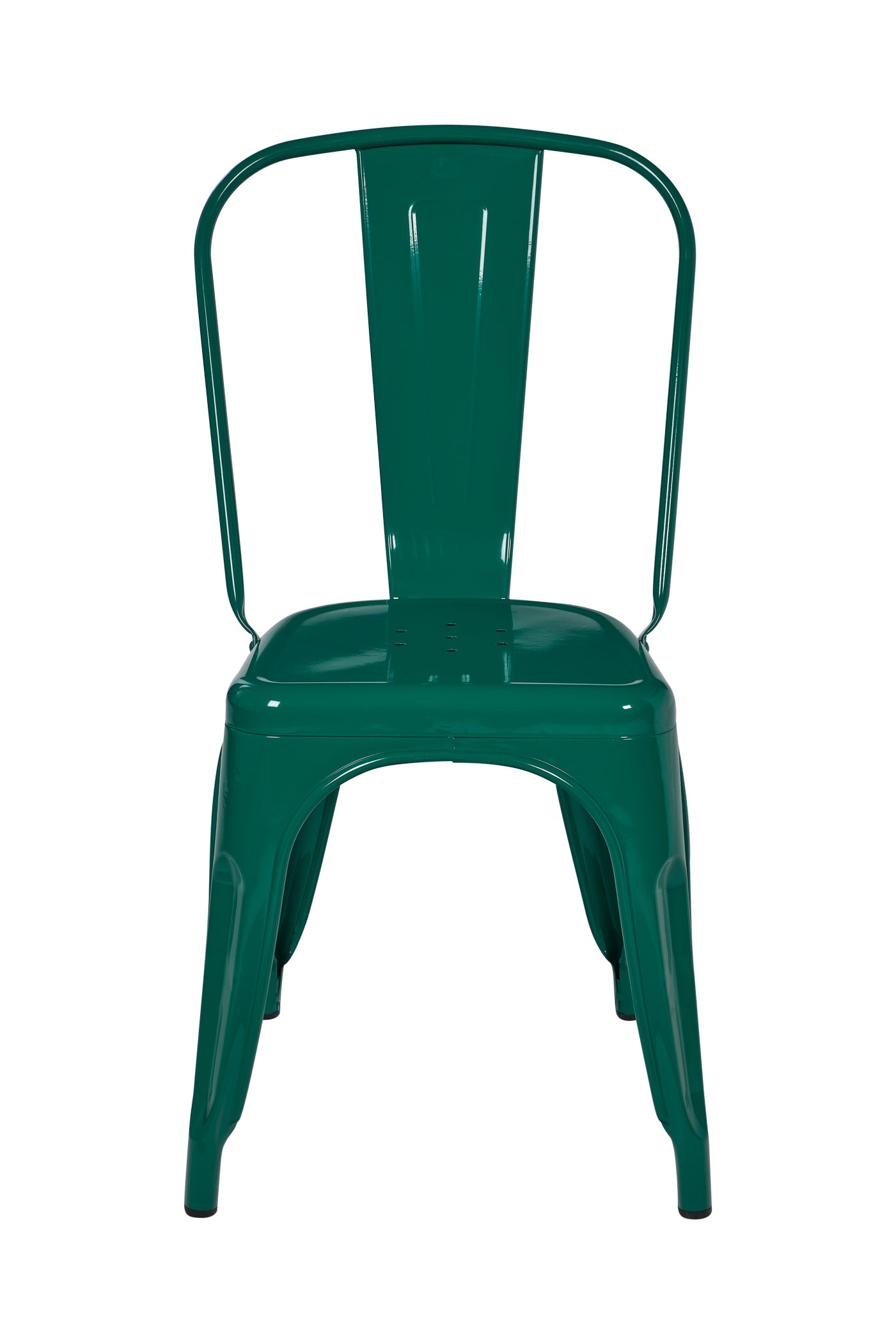 Novita home_AK-21_Cindy - sedia in metallo color verde - impilabile_1