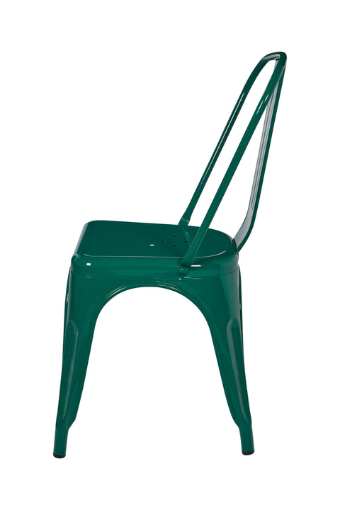 Novita home_Cindy - sedia in metallo color verde - impilabile_3