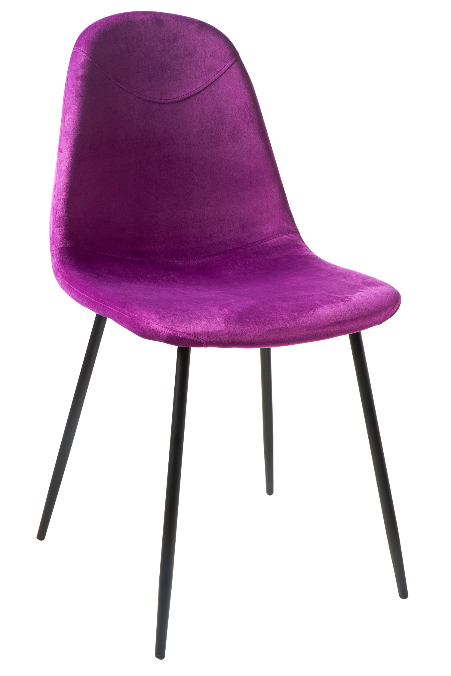 Novità Home Paddy - sedia velluto aubergine