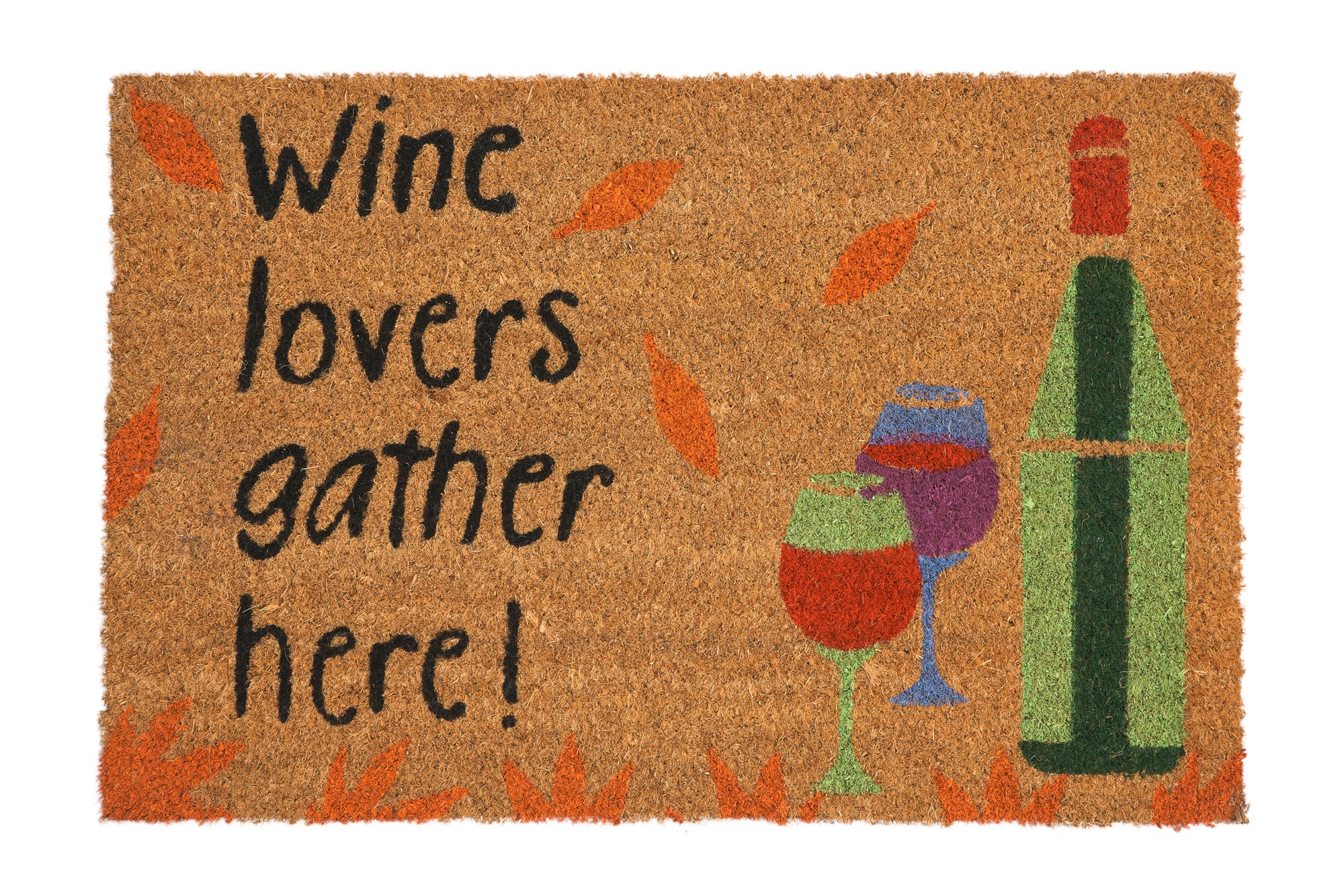 Novita home_GKZ-04_Coco door mat-wine lovers gather here_1