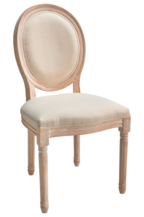 Novita home_ZA-14/W_Blasone - sedia seduta e spagliera imbottita in legno e tessuto_1