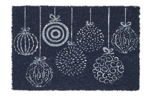 Novita-home-coco-door-mat-decor-palle-natalizie-fondo-nero-disegno-argento-gkz-21