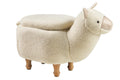 Novita home_ZA-65/ALPACAWHIT_Pouf imbottito in pelliccia sinte.legno - alpaca con contenitore_1