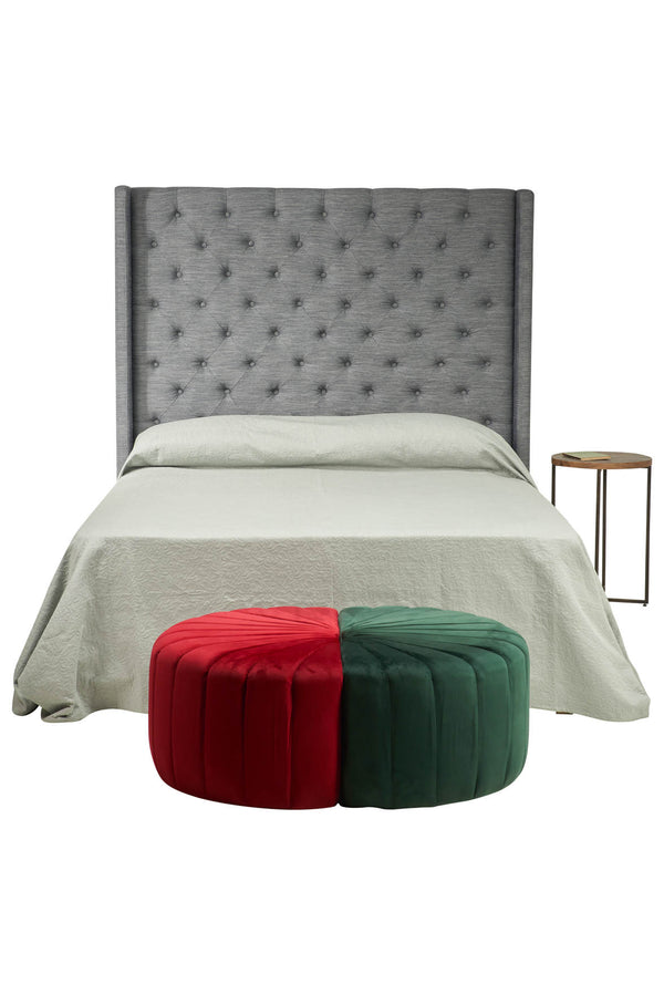 Novita home_ZA-78_Testata letto stone wash grigio_1