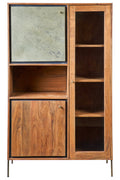 Novita home_B-668_Ardesia - cabinet con vetro e sportello_1
