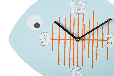 Novita home_Clock - orologio da parete pesce con lisca_2