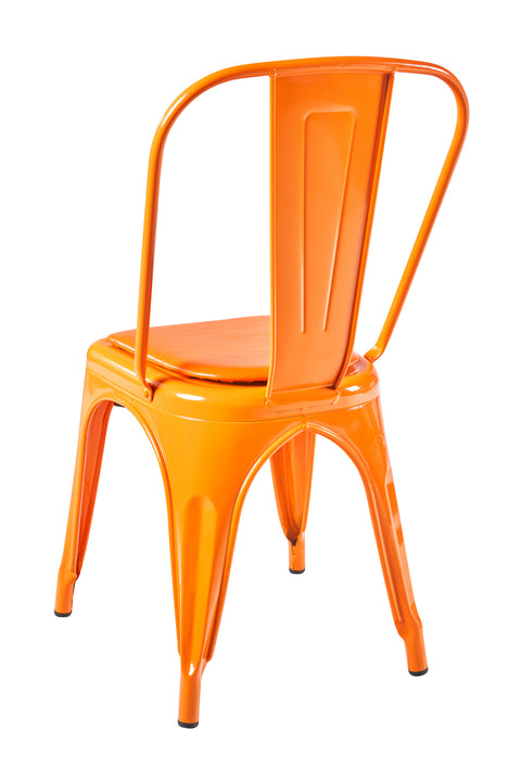 Novita home_Cindy - sedia arancio con cuscino arancio_2