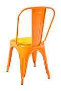 Novita home_Cindy - sedia arancio con seduta gialla_2