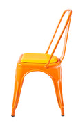 Novita home_Cindy - sedia arancio con seduta gialla_3