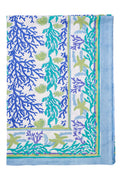 Novita home_Positano - mezzero singolo decor blue in cotone - 180x270_2