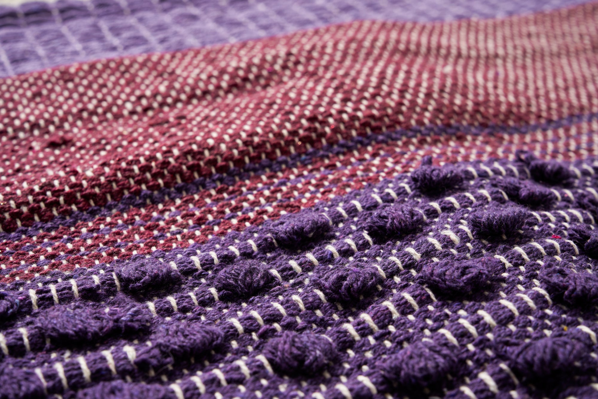 Novita home_GKR-05/PURPLE_Speziale - tappeto in cotone tonalita purple_1