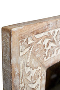 Novita home_Rosalia - specchio legno rettangolare lavorato in legno sbiancat_2