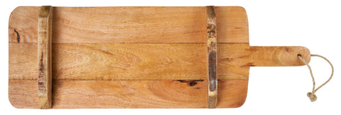 Novita home_Tagliere rettangolare con piedini e manico in legno - medio_2