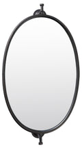 Novita home_GF-659_Specchio ovale metallo da appendere_1