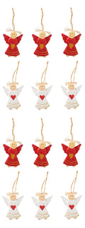 Novita home_Decorazioni angeli in piedi bianchi e rossi set 1/12_2