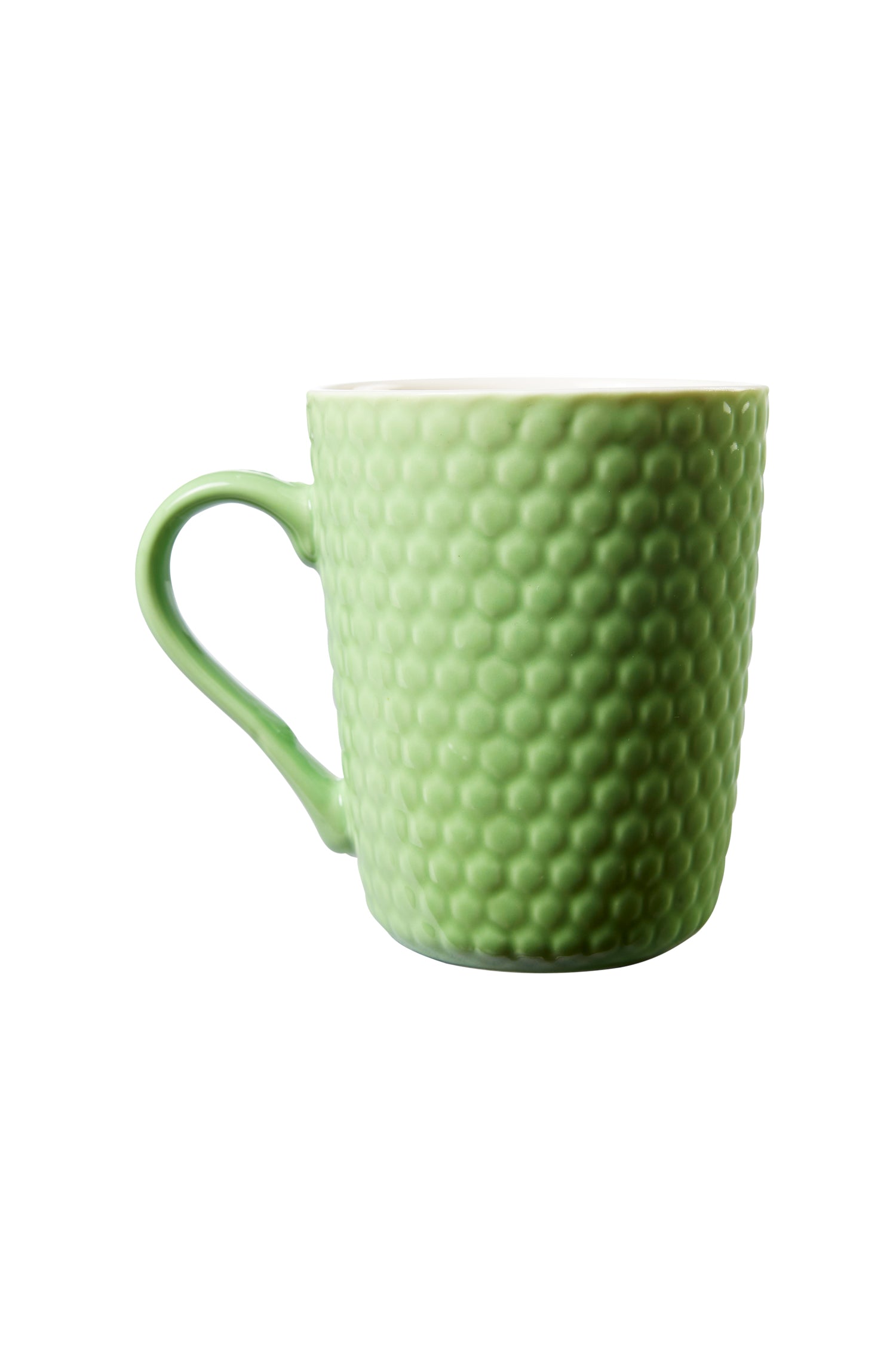 Novità Home Imperfect - bubbles tazza verde con rilievo pallino