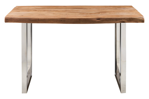 Novita home_B-683_Melburne - tavolo acacia con gambe color acciaio_1
