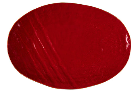 Mediterraneo - Vassoio Grande Ovale Rosso