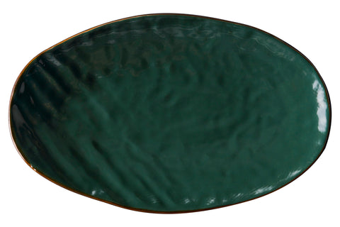Mediterraneo - Green Oval Tray