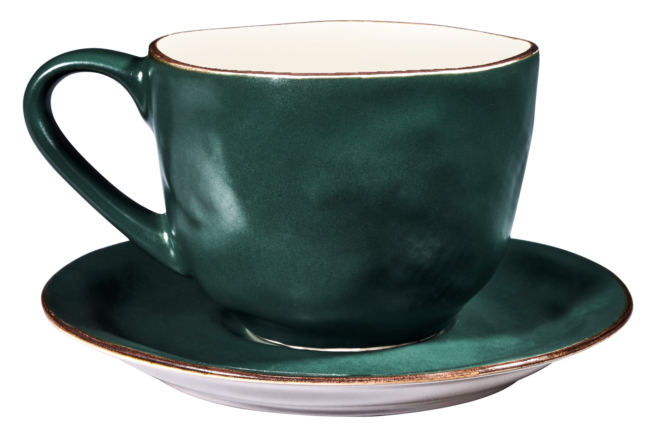 Novità Home Mediterraneo - Tazza Macchiato con Piattino Verde