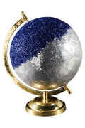 Novita home_PR-08_Mappamondo - globo glitter blue argento base metallo dorato_1