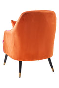 Novita home_Mariarosa - poltrona doppio colore con cuscino orange_2