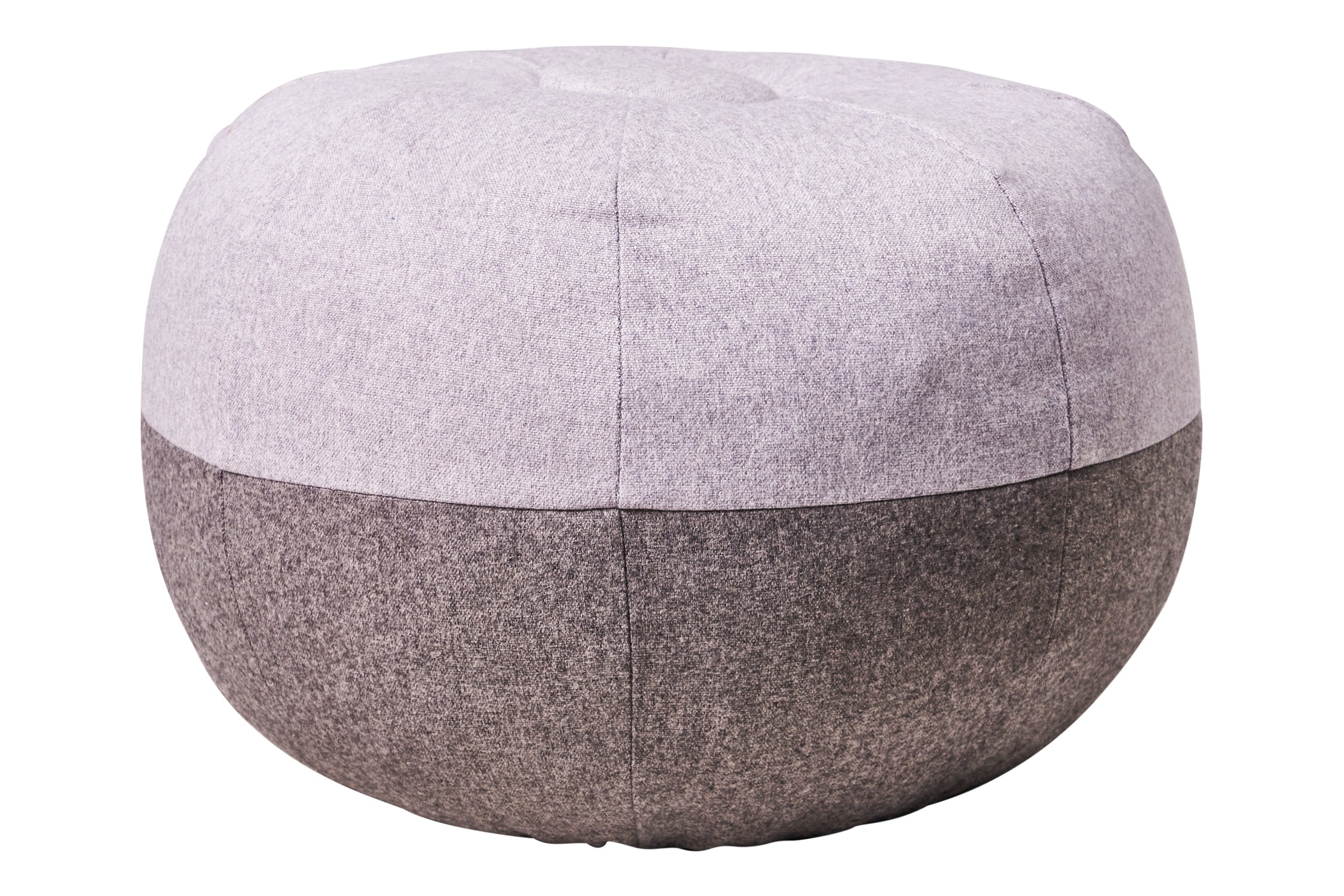 Novità Home Oberon - pouf bicolore grey