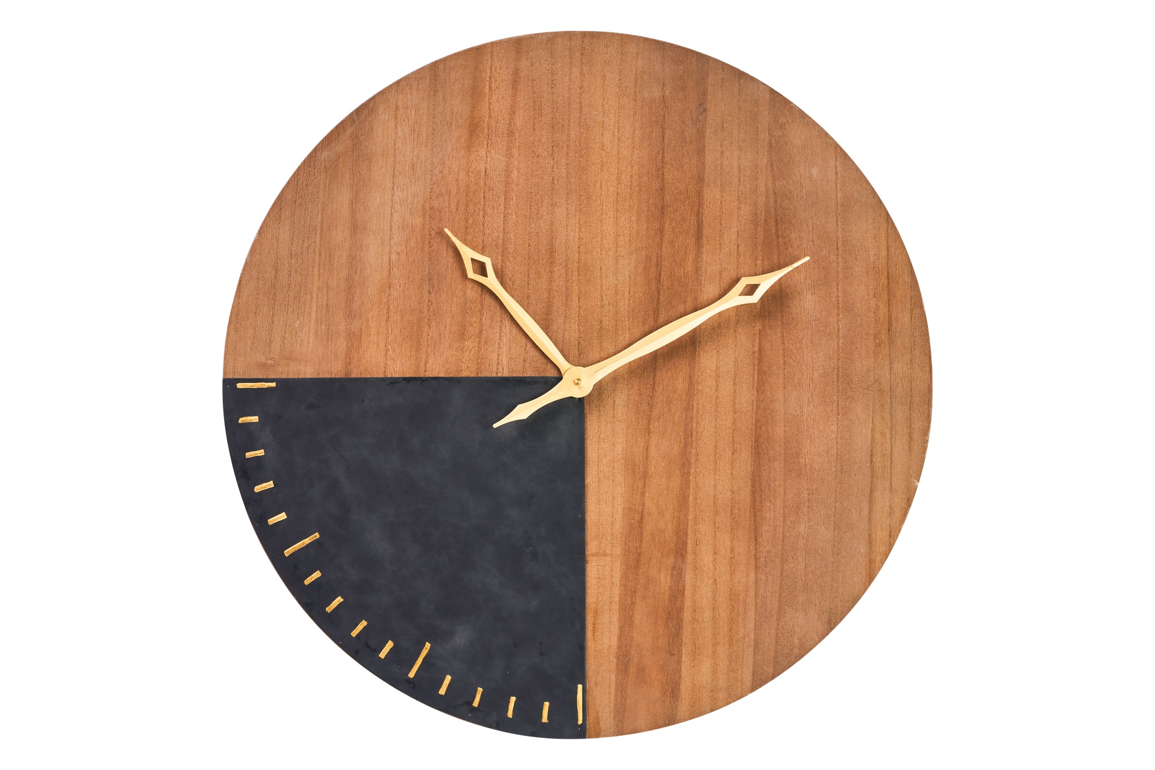 Novità Home Clock - orologio quarto nero