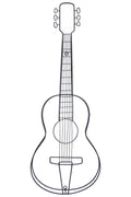 Novita home_GS-200_Musicale - decor chitarra classica_1