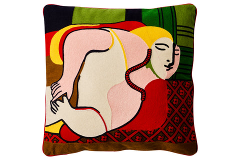 Novita home_CR-120_Embroidery - cuscino modern art siesta de mujer_1