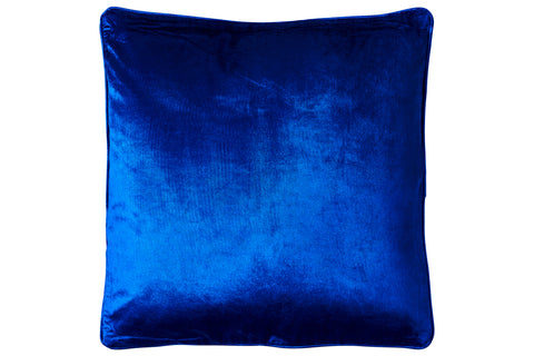 Novita home_CR-142/BLUE_Cuscino - velvet blue 50x50_1