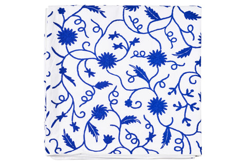 Novita home_Blanket - embroidery gardenia base off-white ricamo blu_3