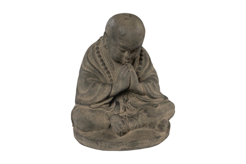 Novita home_F-975_Buddha in preghiera in cemento_1
