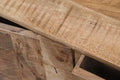 Novita home_Credenza 2 cassetti e sportelli in legno naturale e metallo_4