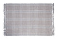 Novita home_ZI-05/B_Tappeto quadro in lana e cotone grigio chiaro - 160x240_1