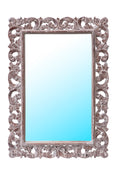 Novita home_F-02/S_Specchio rettangolare in legno naturale intarsiato_1