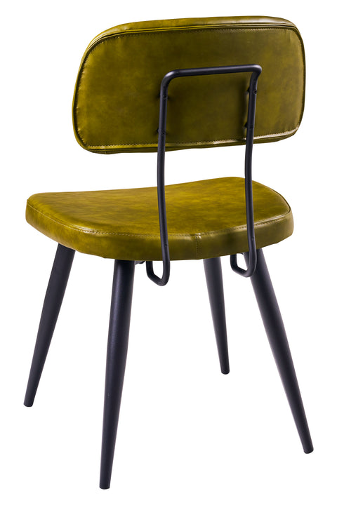Novita-home-piera--sedia-con-maniglia-in-ferro-pu-green-by-15/g