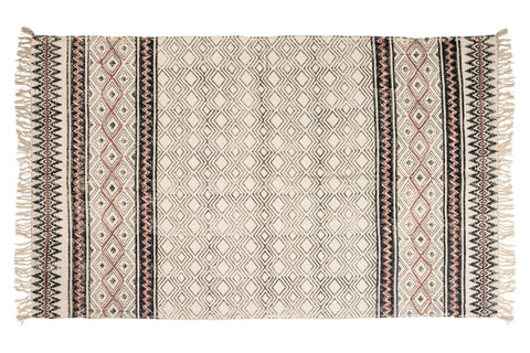 Novita-home-tappeto--righe-e-balza-naturelle-nf-182