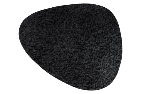 Novita-home-bistrot--placemate-oval-similar-hammered-leather-black-set-1/4-zt-171/black