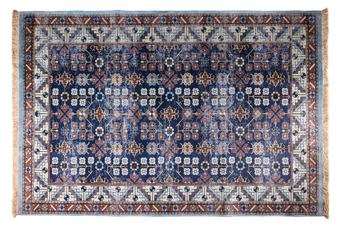 Novita-home-tappeto-140x200-stampa-vintage-tonalita-marrone-blue-gkr-15/d/140